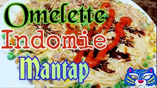 bikin omelette indomie sederhana tapi enak  makanan anak kost [upl. by Vaughan]