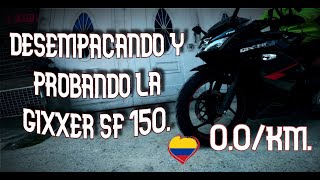 GIXXER SF 150 con ABS fi 2024 desde 0 km Las primeras impresiones test colombia motosuzuki😮❤ [upl. by Weinrich]