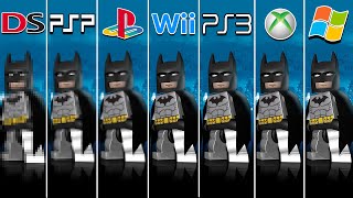 Lego Batman The Videogame 2008 DS vs PSP vs PS2 vs Wii vs PS3 vs XBOX 360 vs PC [upl. by Eniamsaj719]