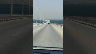 King Fahad Causeway Dammam to Bahrain Bridge youtubeshorts sauditourism bahrain shorts [upl. by Wehrle]