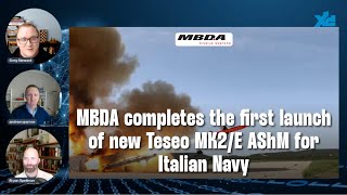 LGD MBDA Successfully Test Fires Teseo MK2E AntiShip Missile for Italian Navy [upl. by Alliscirp]