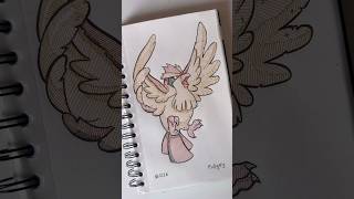 Pidgey drawing ilustração sketchbook pokemon [upl. by Eneles]