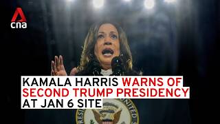 Trump is quotunstablequot and quotout for unchecked powerquot Kamala Harris [upl. by Aneliram]