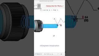 SS High Profile Knurled Head Thumb Screw EngineerImagination shorts foryou solidworks 3d [upl. by Nika310]