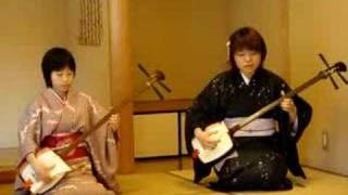 Shamisen koto e shakuhachi [upl. by Nyrhtakyram]