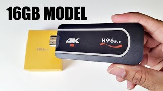 H96 PRO 16GB Octacore Android TV Stick Review [upl. by Adair]