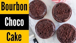 bourbon choco cake  only 3 ingredients  no ovenbeaterbaking powder cake by shiya vlogs [upl. by Maag]