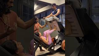 170 kgs Leg Press with a Twist 💪🏻 Ishaani Krishna [upl. by Elysee]