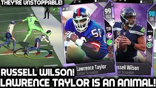 99 OVR LAWRENCE TAYLOR GREATEST LINEBACKER IN THE GAME Madden 18 Ultimate Team [upl. by Muriah848]