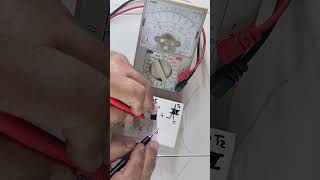 TRIAC Testing with analog multimeter on 1x Range [upl. by Ardnal]