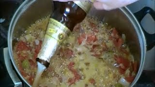 Salsa borracha con cervezaRecetasdeLuzMa [upl. by Yemorej186]