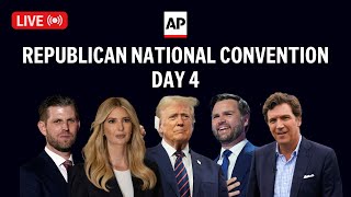 RNC LIVE Trump gives speech on Day 4 at Republican National Convention [upl. by Katerina708]