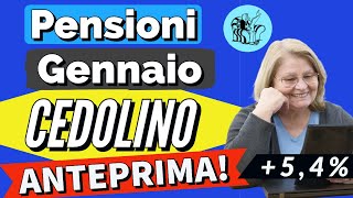 PENSIONI 👉 ANTEPRIMA CEDOLINO GENNAIO CON AUMENTI e altro❗️Ecco cosa conterrà [upl. by Cummine314]