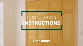 Bifold Doors 35mm Istallation Instructions [upl. by Grenville]