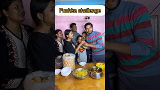 Fuchka challenge with family ❤️🧿 minivlog142 shorts fuchkachallenge spicyfuchka [upl. by Bamby]