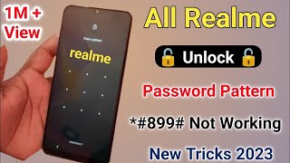 All Realme Reset Password How to fix forgot lockscreen Password Any Realme Pattern New Tricks 2024 [upl. by Ellehsram936]