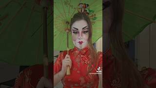 makeup Geisha geishamakeup geisha tutorial makeup foryou viral perte [upl. by Aarika393]