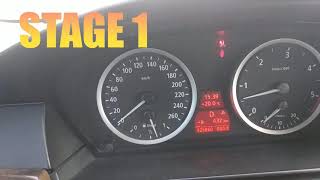 STAGE 1 BMW E60 530D Acceleration 1140kmh [upl. by Laurita]