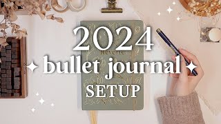 📚 2024 Bullet Journal Yearly Setup [upl. by Ursulette579]