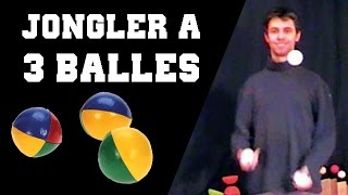 TUTO JONGLER À 3 BALLES simple basique [upl. by Olocin263]