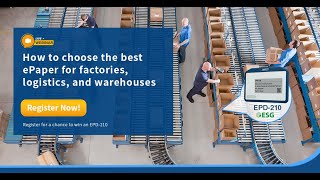 How do you choose the best ePaper for a factory logistics operation or warehouse [upl. by York]