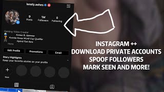 INSTAGRAM DOWNLOAD  Updated Spoof Followers and MORE [upl. by Anegal]