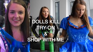 DOLLS KILL SHOP WITH ME  WEIRDEST TRYON EVER [upl. by Acnaiv732]