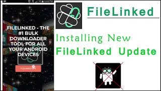 Installing New FileLinked apk after new update [upl. by Read180]