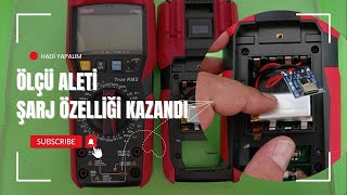 🔋Ölçü Aletine Şarj Özelliği Kazandırdık🪫Tp4056 Şarj Devresi [upl. by Yblehs]