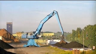 Umschlagbagger Terex Fuchs MHL 585  Material handler Terex Fuchs MHL 585 [upl. by Aknahs647]