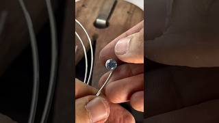 How Gemstone Setting On A Silver Ring Making Process Works shorts silver ring gems gemstone [upl. by Ariel]