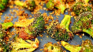 Easy Garlic Parmesan Roasted Broccoli Recipe  How to Roast Broccoli [upl. by Charis]