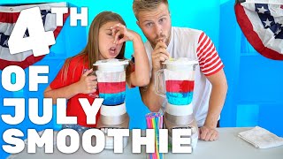 4th of JULY SMOOTHIE CHALLENGE  Piper Rockelle [upl. by Wallraff502]