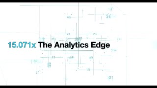 The Analytics Edge  MITx on edX  Course About Video [upl. by Araic]