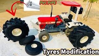 Modified version of swaraj 855 FE using pvc pipe and rubber mate [upl. by Meadow162]