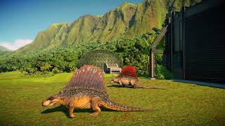 Dimetrodon Dinosaur Escape Hunting Scorpios Rex Spinosaurus Indoraptor Jurassic World Dominion [upl. by Gasparo509]