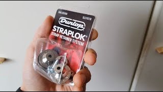 Dunlop Straplok Tutorial  Come montarli in un minuto [upl. by Eybbob]