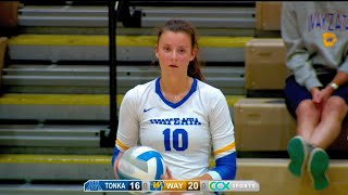 Minnetonka vs Wayzata Girls High School Volleyball [upl. by Cornwall]