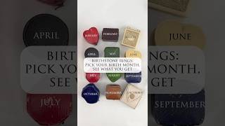 Birthstone Rings Which is your favorite [upl. by Anyahs]