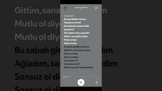 Yalın  Sonsuz Ol  Speedup  Lyrics  spotify keşfet lyrics [upl. by Etnaik]