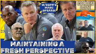 Steve Kerrs Strategy to Maintain Fresh Perspective for Golden State Warriors wESPNs Marc Spears [upl. by Savina]