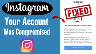 How To Fix Your Instagram Account Was Compromised on iPhone  Recover Instagram Compromised Account [upl. by Eceinhoj]