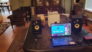 Krk Rokit 5 inch speaker reviewsetup sweetwatersound sweetwater [upl. by Bradley]