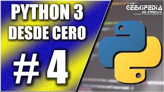 Curso Python 3 desde cero 4  Manipulación de cadenas de caracteres Strings [upl. by Analed]