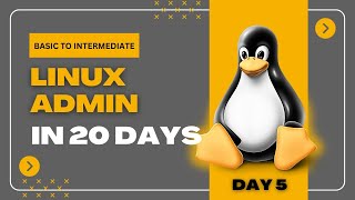 Day 5 Linux Administration Course  Learning Basic CommandLine Tools amp Navigation [upl. by Ycnaffit]