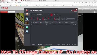 Change IP From Laptop  How to Change IP address To Laptop 💻  IP camera Access on Laptopcctv [upl. by Auqinahs]