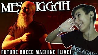 Meshuggah  Future Breed Machine  Reaction Live Bloodstock 2023 [upl. by Anilrahc]