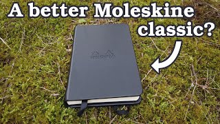 Rhodia plain webnotebook webbie review vs Moleskine classic and drawing [upl. by Rhonda966]