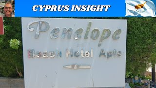 Penelope Beach Hotel Apts Pernera Cyprus  A Tour Around [upl. by Armilda]