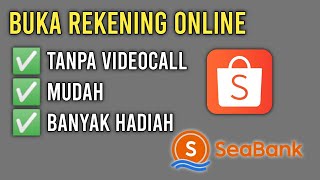 CARA BUKA REKENING SEABANK LEWAT SHOPEE [upl. by Eekcaj244]